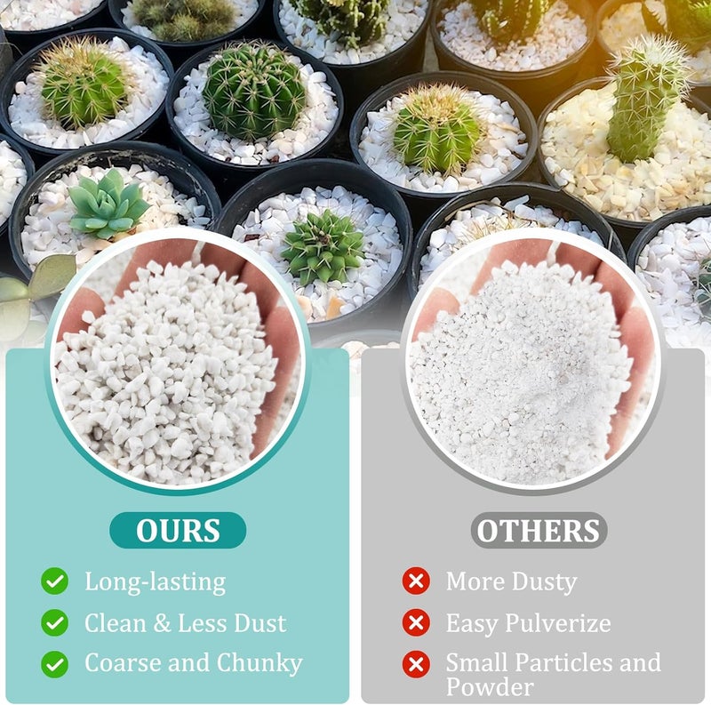 Legigo 20 Quarts Organic Horticultural Perlite for Plants Indoor- Natural Horticultural Soil Additive Conditioner Mix for Improves Drainage, Ventilation and Root Growth - Image 3